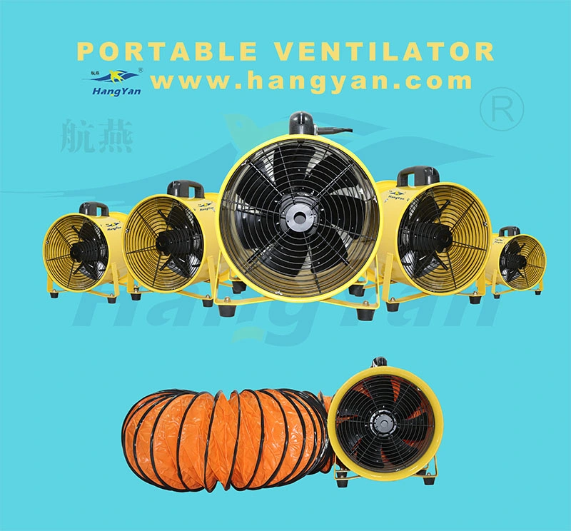 Hot Sales Hangda Fan Industrial Ventilation Exhaust Fans Portable 8&prime;&prime;-24&prime;&prime;