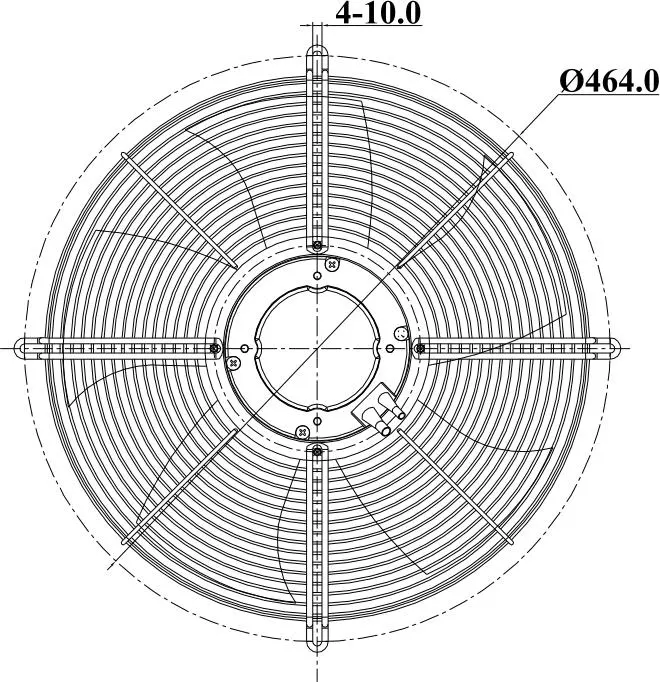 &Phi; 400mm Ec Axial Fan