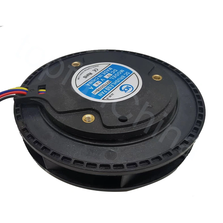 7020 12V 24V Brushless DC Electronic Commercial Industrial Ventilation Exhaust Air Purifier Motor Cooling Centrifugal Blower PWM Waterproof PWM Fan