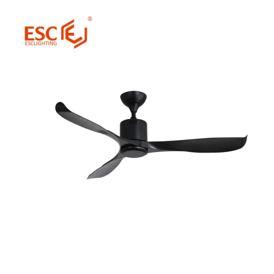 OEM ODM 56 Inch Ceiling Fan Ventilation Silent Thailand Black Commercial Ceiling Fan for Restaurants