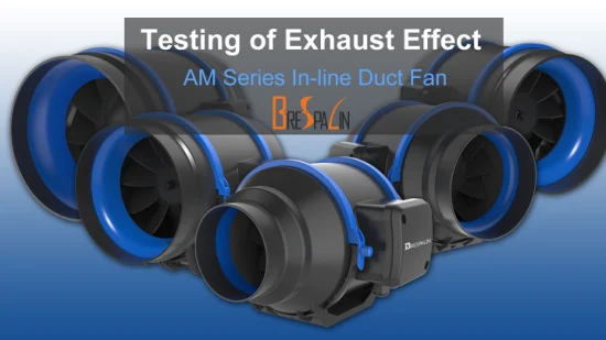 Good Quality 250mm Home Silent Mixed Flow Inline Duct Fan with Strong Ventilation System